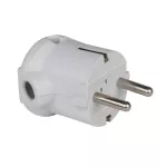 Wtyczka przenośna kątowa SCHUKO 16A 2P+Z 230V IP20 SZARA