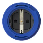 Gniazdo przenośne NAUTILUS SCHUKO z pokrywą 16A 2P+Z 230V 50/60Hz IP66/68, styki niklowane, ochrona przed dziećmi