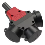 Rozgałęziacz potrójny SCHUKO gumow z zatyczką 16A 2P+Z 230V IP44, ochrona przed dziećmi