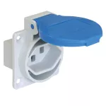 Gniazdo tablicowe wersja SZWAJCARSKA T23 16A 2P+Z 230V 50/60Hz IP54,boczne podłączenie kołnierz 50X50, styki niklowane