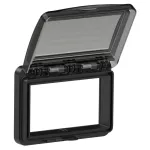 Okienko ispekcyjne 6 modułowe IP44/IP54 (czarny)