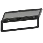 Okienko ispekcyjne 18 modułowe IP44/IP54 (czarny)