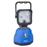 Reflektor LED 5x3W 900lm podstawa z magnesem, niebieska