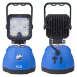 Reflektor LED 5x3W 900lm podstawa z magnesem, niebieska