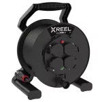 Przedłużacz zwijany jednofazowy XREEL 50 mb H05VV-F 3*1.5 IP54 (OWY) wtyczka gumowa 16A IP54