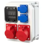 Rozdzielnica z tworzywa seria ECOLINE końcowa 230/400 V 32 A IP54 255x204x114 mm 90EKO104