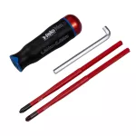 Wkrętak dynamometr. 1,5-3,0 Nm + 2 klingi VDE izolowane Z2/PH2