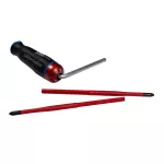 Wkrętak dynamometr. 1,5-3,0 Nm + 2 klingi VDE izolowane Z2/PH2