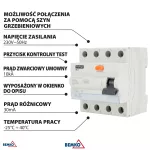 WYŁĄCZNIK RÓŻNICOWOPRĄDOWY A 4P 40A 30mA 10kA VDE SCHELINGER