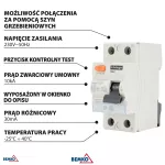 WYŁĄCZNIK RÓŻNICOWOPRĄDOWY A 2P 40A 30mA 10kA VDE SCHELINGER