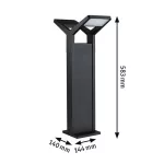 PAULMANN Oprawa ogrodowa JUNTEA LED PIR 2x12.5W 2x800lm 3000K 585mm IP44 230V antracyt / aluminium