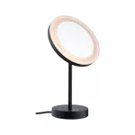Lusterko kosmetyczne MASUA LED 4W 2700/4000/6500K +wyłącznik IP44 230V czarny matowy / metal