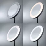 Lusterko kosmetyczne MASUA LED 4W 2700/4000/6500K +wyłącznik IP44 230V czarny matowy / metal
