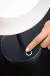 Lusterko kosmetyczne MASUA LED 4W 2700/4000/6500K +wyłącznik IP44 230V czarny matowy / metal