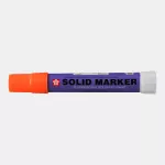 Marker Solid pomarańczowy FLUO do wysokoch temeperatur, Sakura