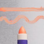 Marker Solid pomarańczowy FLUO do wysokoch temeperatur, Sakura