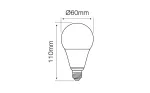 LED line E27 8W 2700K 800lm 170-250V A60