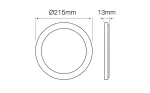 LED line Panel Easy Fix 18W 4000K 1650lm okrągły