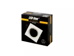 LED line Oprawa sufitowa kwadratowa ruchoma odlew biała