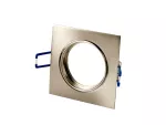 LED line Oprawa sufitowa kwadratowa ruchoma odlew satyna