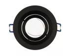 LED line Oprawa sufitowa okrągła ruchoma SLIM czarna szcz OROSA