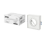 LED line Oprawa wpuszczana kwadrat biała CUBO MIDI