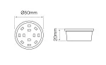 LED line SMD 5W 6500K 400lm 220-260V 50mm