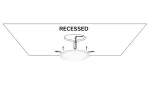 LEDOM bezramkowy panel LED 18W 4000K 1800lm