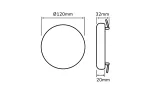 LEDOM bezramkowy panel LED 18W 4000K 1800lm