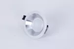 LED line Oprawa sufitowa okrągła odlew biało-srebrna