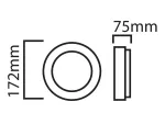 *LEDOM BULKHEAD 6W 4000K 220-240V okrągły SMD5730