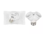 LED line Przejściówka żarówki E27->2xE27