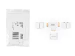 LED line łącznik do taśm LED CLICK CONNECTOR kątowy 10 mm 4 PIN Typ T RGB