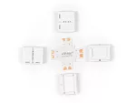 LED line łącznik do taśm LED CLICK CONNECTOR kątowy 8 mm 2 PIN Typ +