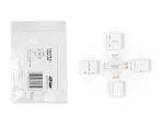 LED line łącznik do taśm LED CLICK CONNECTOR kątowy 8 mm 2 PIN Typ +