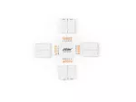 LED line złączka do taśm LED CLICK CONNECTOR podwójna 12 mm 5 PIN RGBW