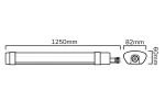LED line LITE Oprawa TRI-PROOF 40W 4000K 1250mm PIR