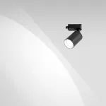 LED line® oprawa do szynoprzewodu jednofazowego GU10 czarna PIPE