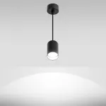 LED line oprawa zwieszana GU10 czarna PIPE