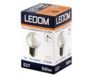 Żarówka LED E27 1W 2700K 50lm 220-240V FILAMENT G45 LITE