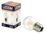 Żarówka LED E27 1W 2700K 50lm 220-240V FILAMENT G45 LITE