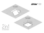 LED line Panel 2in1 30W 4000K 3600lm kwadrat