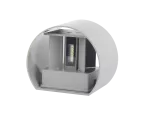 LED line LITE Kinkiet zewnętrzny LED 2x3W 4000K IP54 szary CILINDER
