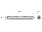 LINKER 30W 4000K 4500lm 150lm/W 220-240V IP65 120cm PRIME