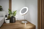 Lusterko kosmetyczne MASUA LED 4W 2700/4000/6500K +wyłącznik IP44 230V chrom / metal