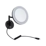 Lusterko kosmetyczne MASUA LED 4W 2700/4000/6500K +wyłącznik IP44 230V czarny matowy / metal
