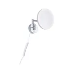 Lusterko kosmetyczne MASUA LED 4W 2700/4000/6500K +wyłącznik IP44 230V czarny matowy / metal
