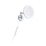 Lusterko kosmetyczne MASUA LED 4W 2700/4000/6500K +wyłącznik IP44 230V czarny matowy / metal