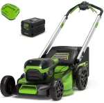 60 V kosiarka 51 cm z napędem Greenworks GD60LM51SPK4 zestaw ładowarka + aku 4 Ah