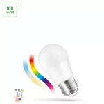 LED KULKA 5W E-27 230V RGBW+CCT+DIM Wi-Fi/BT      Spectrum SMART